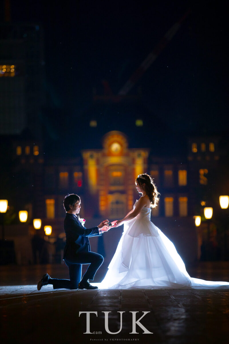 【東京駅ウェディングフォト】その日にある環境を生かす撮影テクニック