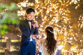 【東京駅・丸の内前撮り】ロングトレーンドレスで跪きプロポーズ！