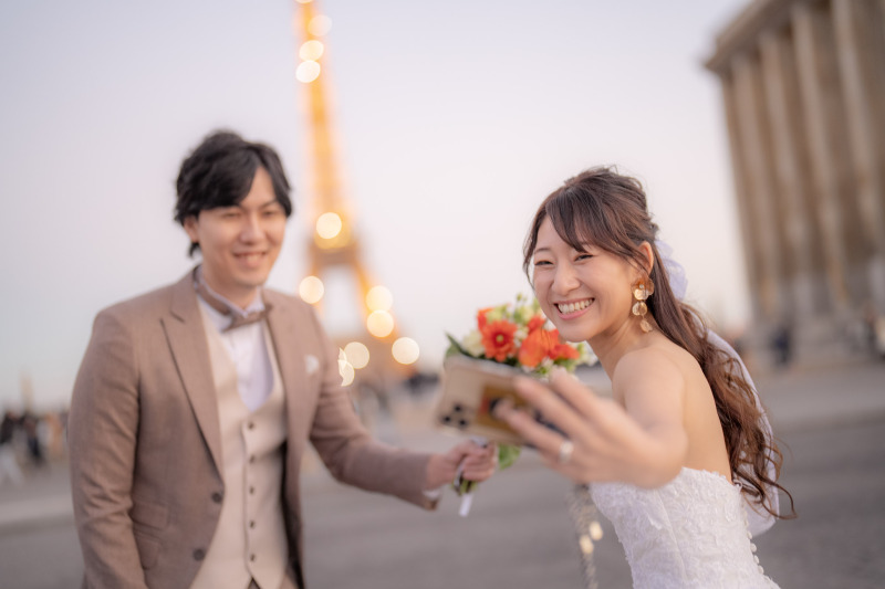 パリでウェディングフォト!!④
