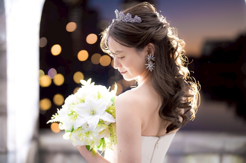 花嫁様の魅力を引き出す!TUKのソロビューティーショット♪【アップショット編】