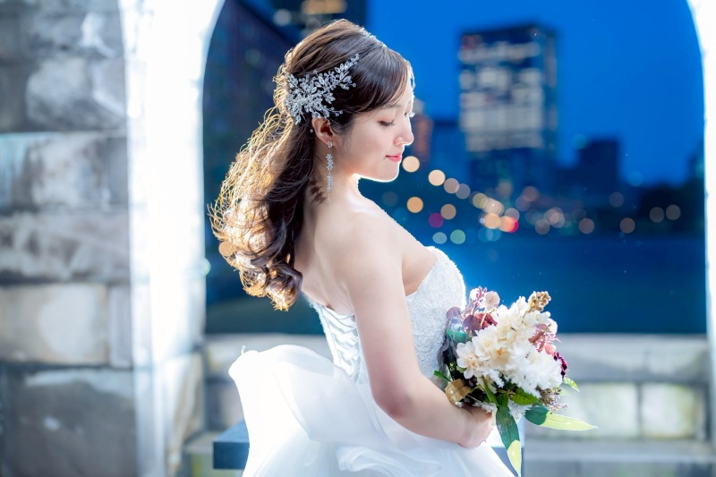 花嫁様の魅力を引き出す!TUKのソロビューティーショット♪【アップショット編】