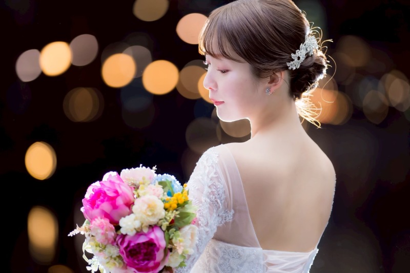 花嫁様の魅力を引き出す!TUKのソロビューティーショット♪【アップショット編】