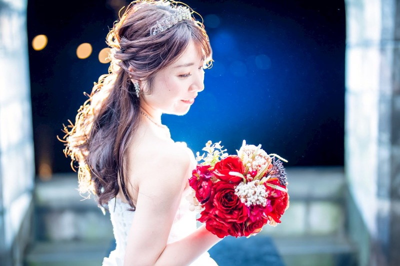 花嫁様の魅力を引き出す!TUKのソロビューティーショット♪【アップショット編】