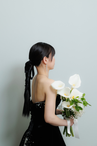 洋装人気ヘアセット