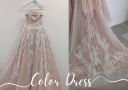 ピンクラメ ♡ カラードレス入荷しました ♪