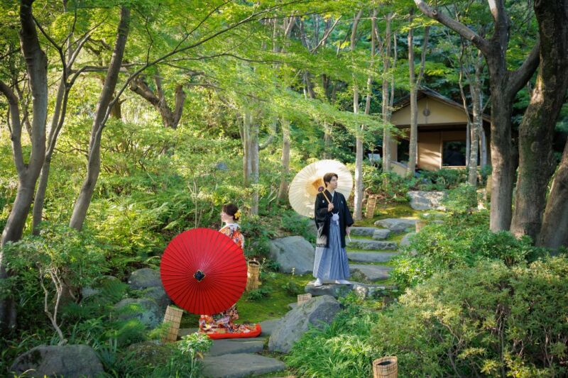 残りわずか!昭和記念公園の10月の庭園風景✨風鈴背景に前撮りショットも撮れる♡