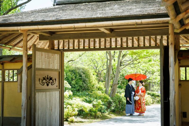 和装が一層映える✨新緑シーズンの庭園フォト！
