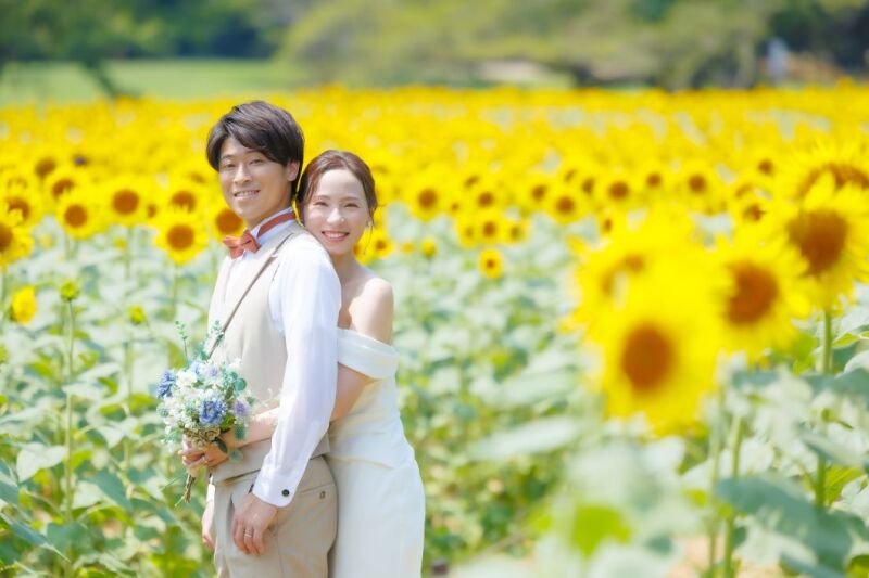 2025年8月　ひまわり前撮り撮影！フォトウエディングの最新レポート♡