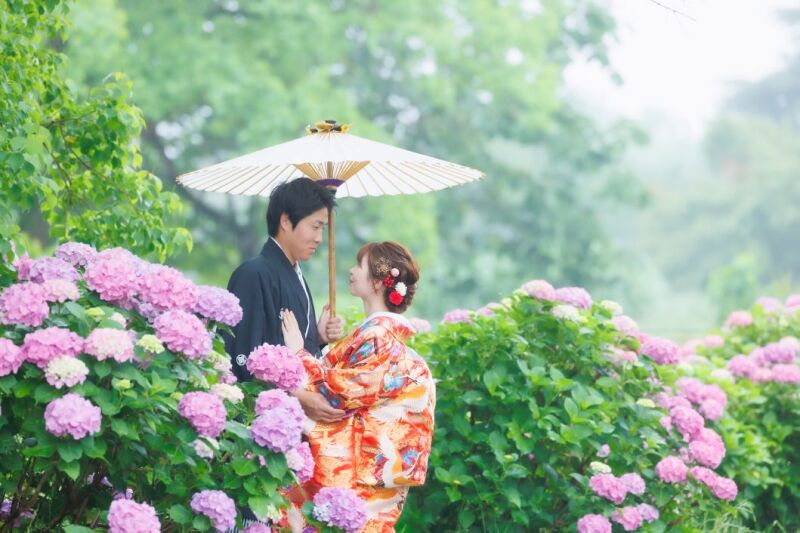 JUNE BRIDE ♥ あじさいフォトをご紹介