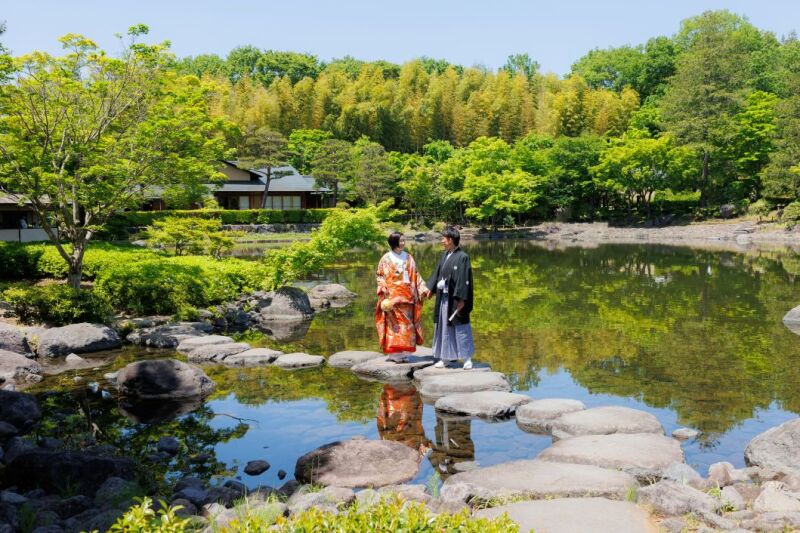 9月の昭和記念公園がオススメ!日本庭園・コスモスと前撮り撮影*