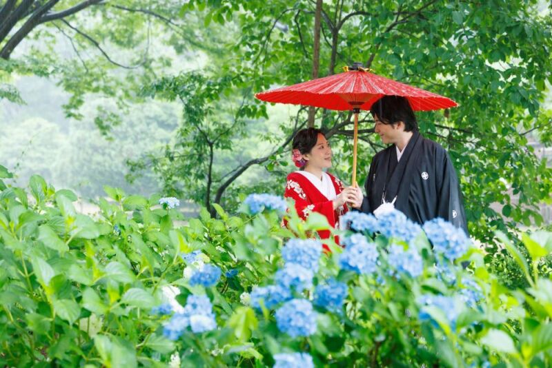 JUNE BRIDE ♥ あじさいフォトをご紹介