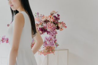 【大阪フォトウエディング】ブーケとブートニアの選び方は??