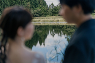 【大阪フォトウエディング】龍王ヶ淵で前撮り