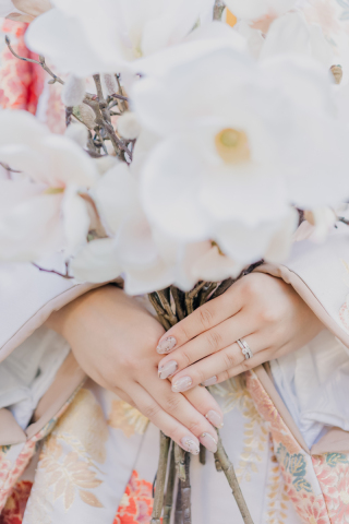 【イメージショットのご紹介】結婚指輪やブーケだけで撮影してもおしゃれです＾＾