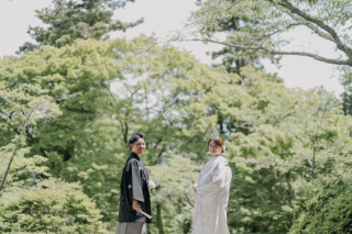 桜の次は新緑！緑も映える毘沙門堂前撮り◎