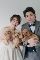 【大阪フォトウエディング】冬はスタジオであったかく撮影!