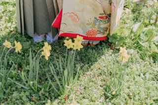 本日朝から前撮り撮影しております＊