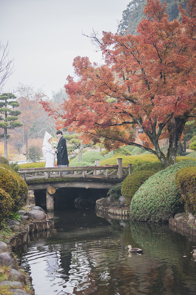 ～偕楽園本園の紅葉～