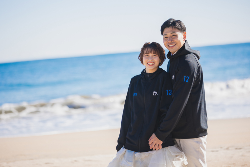 ～冬の海ロケ～