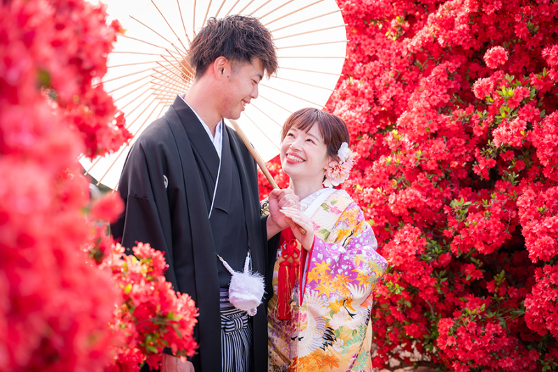 ～偕楽園つつじ藤～