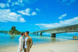 クレールは海でのウエディングフォト大歓迎！