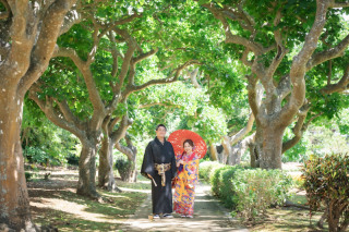 当店でしか撮れない琉球×洋装プラン♬