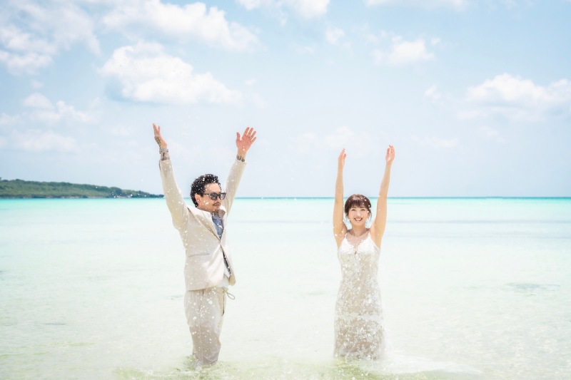 ウォーターイン!海に入っちゃお!