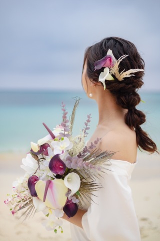 ブーケ ブーケとお揃いのヘアアクセサリー