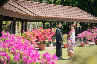 琉球衣装や、アクセサリー、ブーケなど豊富にあります！