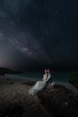 天の川　星空撮影