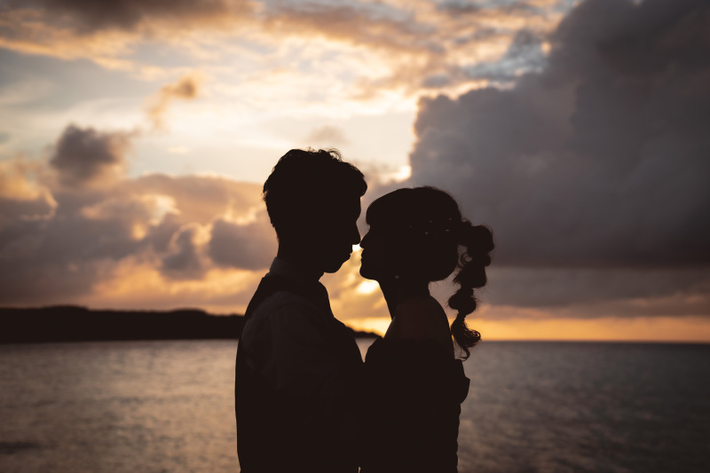新婚旅行の思い出に・・・