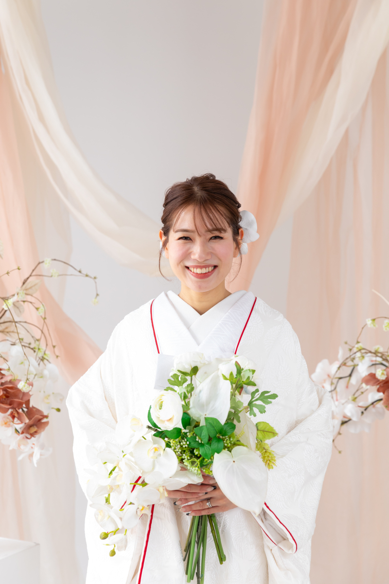 【白無垢も色打掛も着れる！】和装2点スタジオ撮影 120,000円