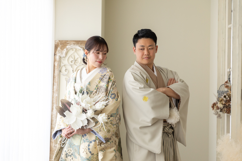 【白無垢も色打掛も着れる！】和装2点スタジオ撮影 120,000円