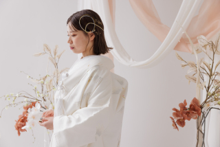 【水引や金箔を使ってオシャレに♪】ショートヘアにも合う和装ヘアアレンジをご紹介!