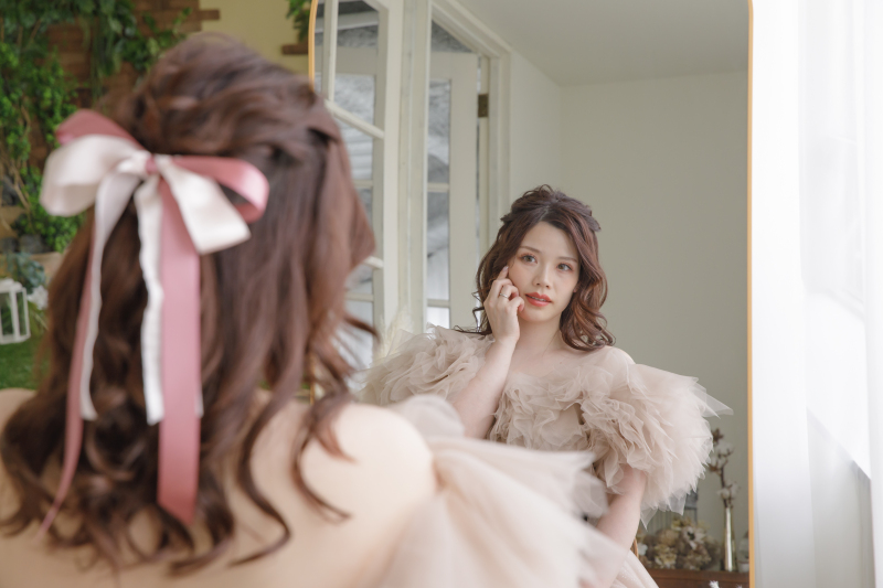 新婦ソロショットを可愛らしく♡