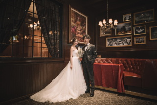 赤レンガ倉庫でクラシカルなウェディングフォト☆