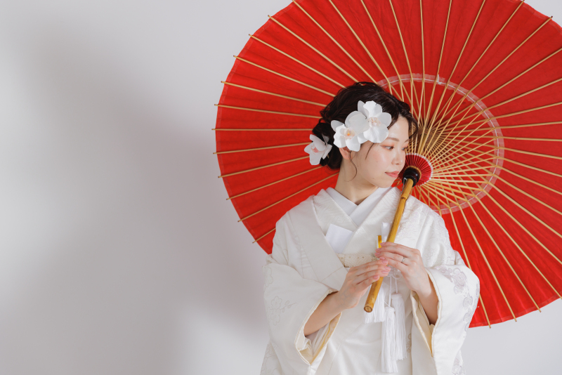 新婦ソロショットを可愛らしく♡