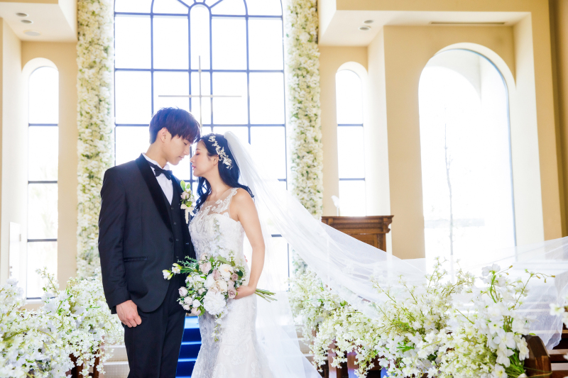 海沿いのチャペルにて★本格的な挙式会場での撮影はいかがでしょうか??