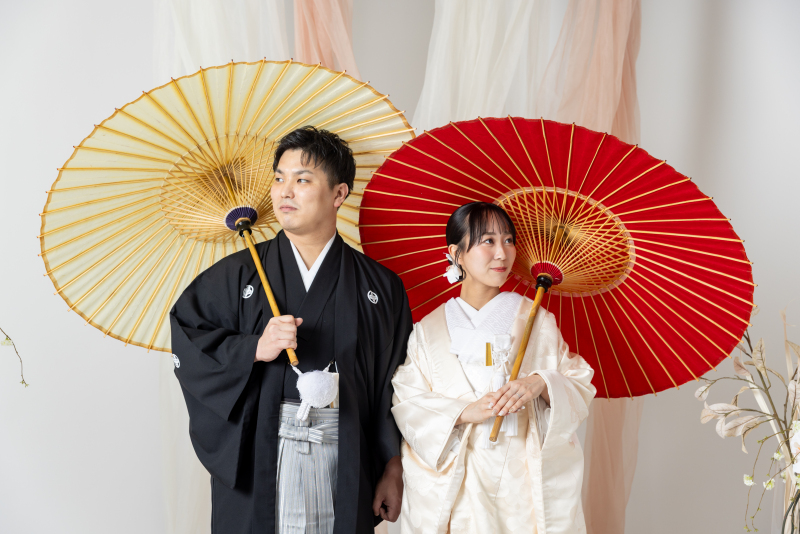 【6月末までの撮影で】和装+洋装スタジオ撮影 196,000円→98,000円