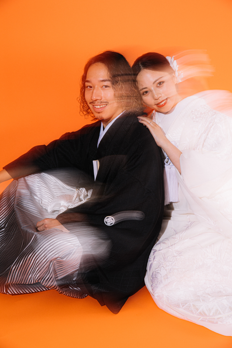 バック紙を使っておしゃれな撮影♪