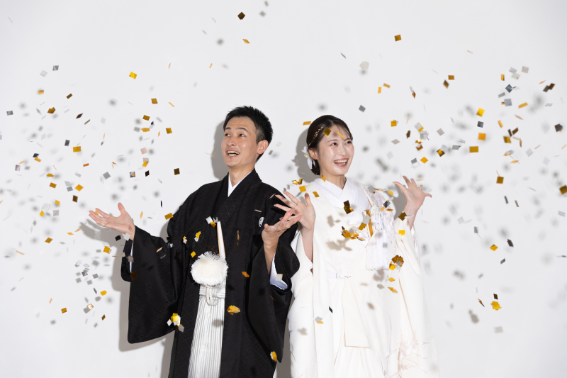スタジオ撮影は貸切!お二人の空間で撮影ができるスタジオです!