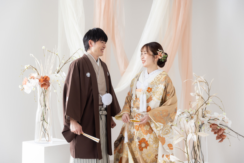 【白無垢も色打掛も着れる！】和装2点スタジオ撮影 120,000円
