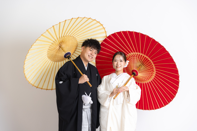 【白無垢も色打掛も着れる！】和装2点スタジオ撮影 120,000円