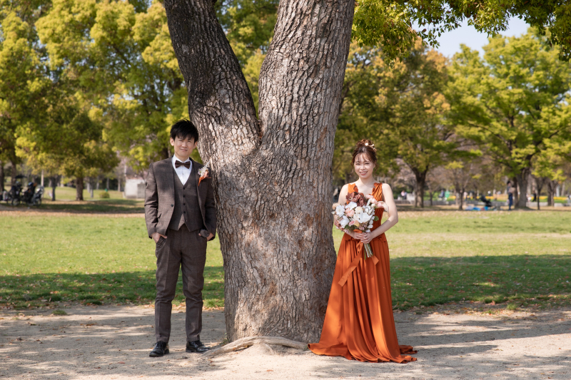 【鶴見緑地公園】洋装or和装1着ロケーション撮影 130,000円