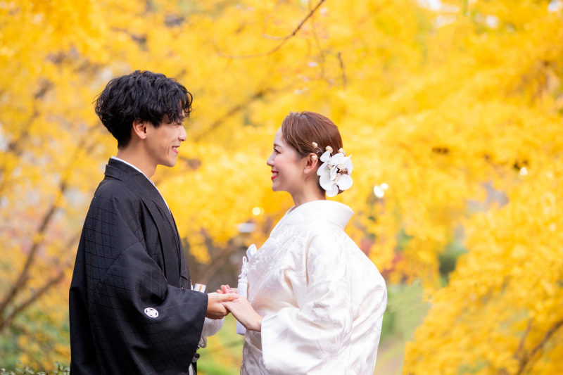 紅葉で撮る‼︎ロケーション撮影ならではの四季折々の撮影♪