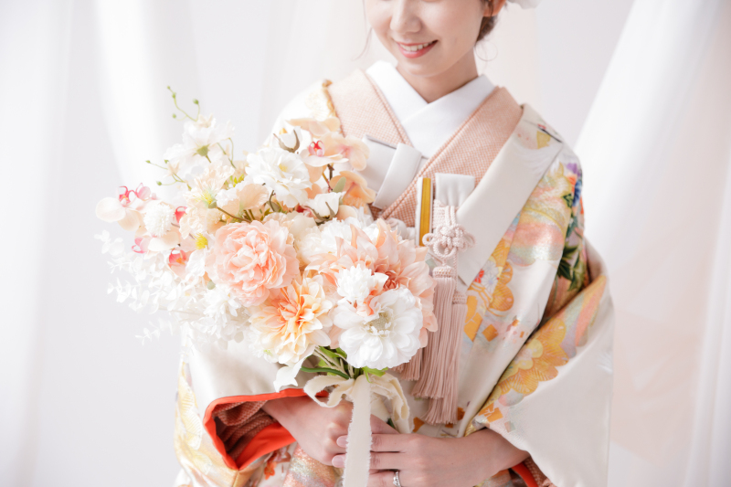 笑顔がとっても素敵なお二人♪和装スタジオ撮影!