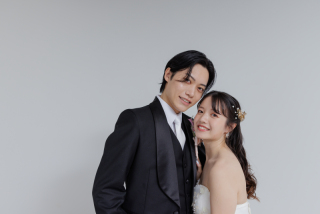 天候に左右されないスタジオ撮影☆和装+洋装98,000円