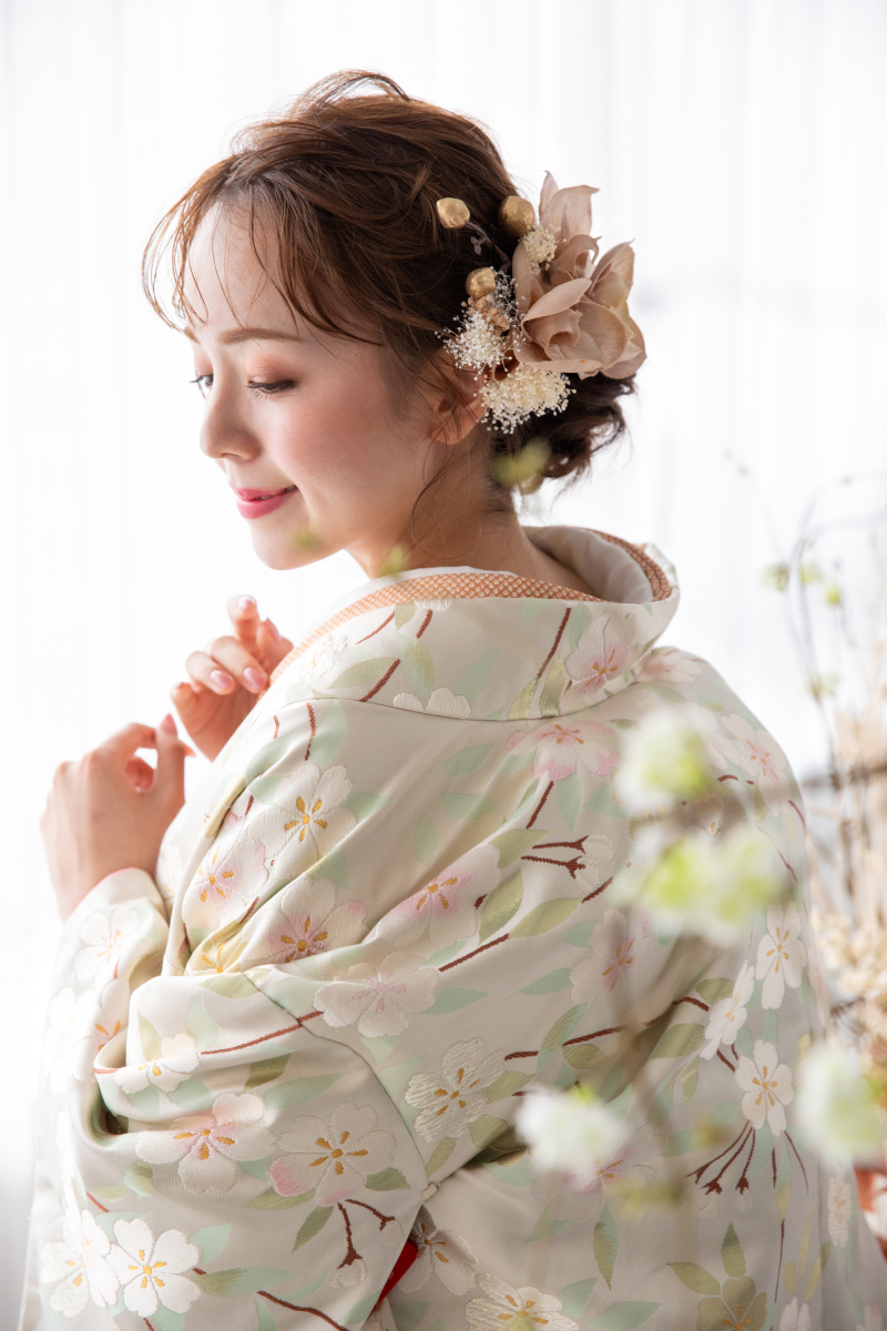 こだわりの和装ヘアスタイル♪