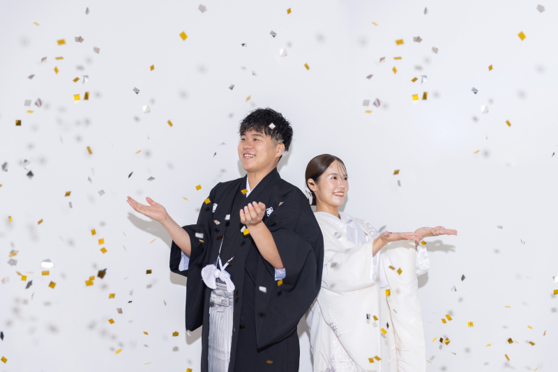 【白無垢も色打掛も着れる！】和装2点スタジオ撮影 120,000円