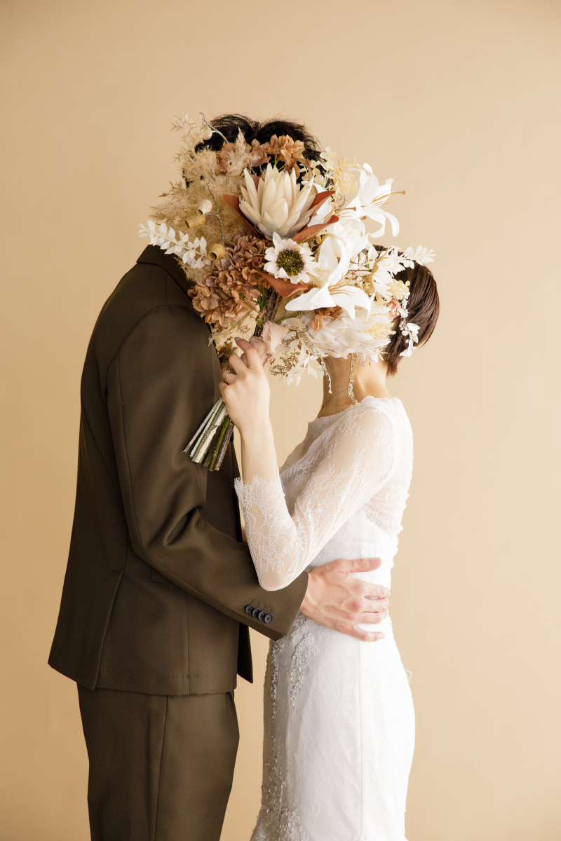 カラーバック紙を使った撮影も⭐︎